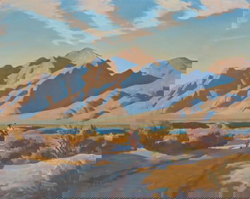 Maynard Dixon (1875-1946), "Road to the Mountains (Santa Catalina Range)," 1943