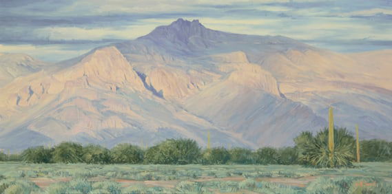 Matt Smith (b. 1960), "Along Kings Ranch Road," 1987