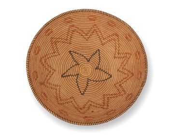 A polychrome Chemehuevi basket