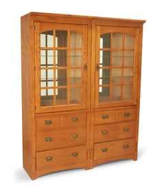 A Contemporary Mission-style modular hutch