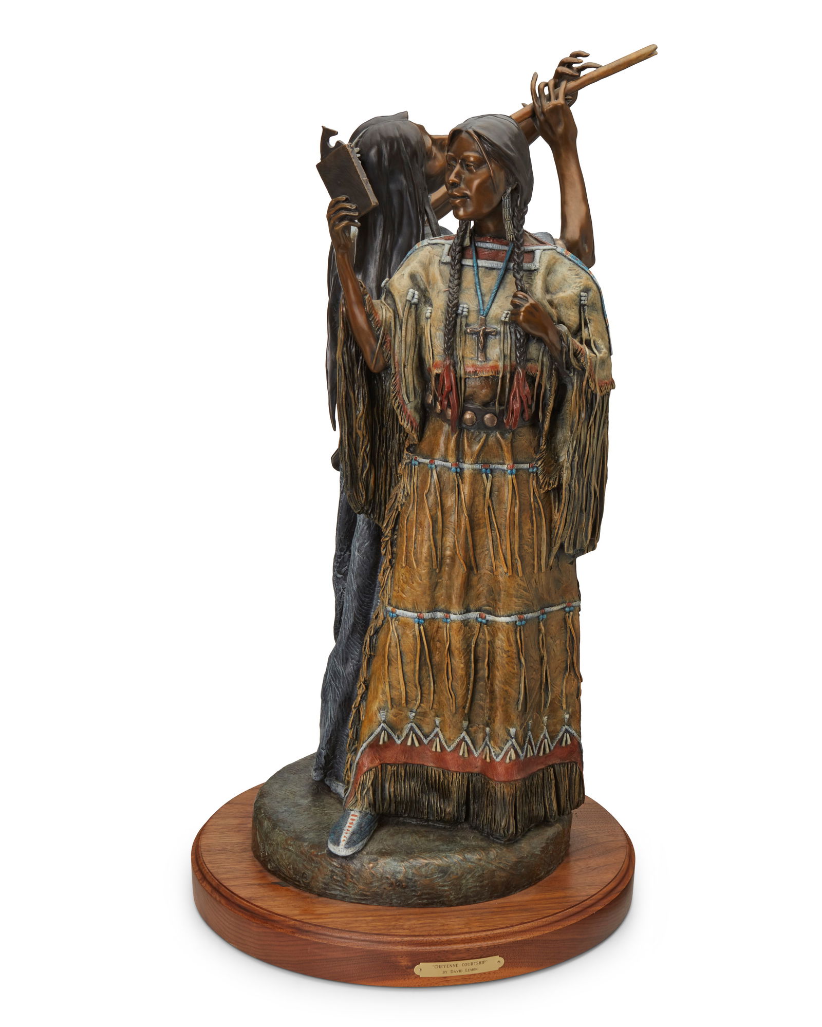 David Lemon (b. 1945), "Cheyenne Courtship" (1 of 8)