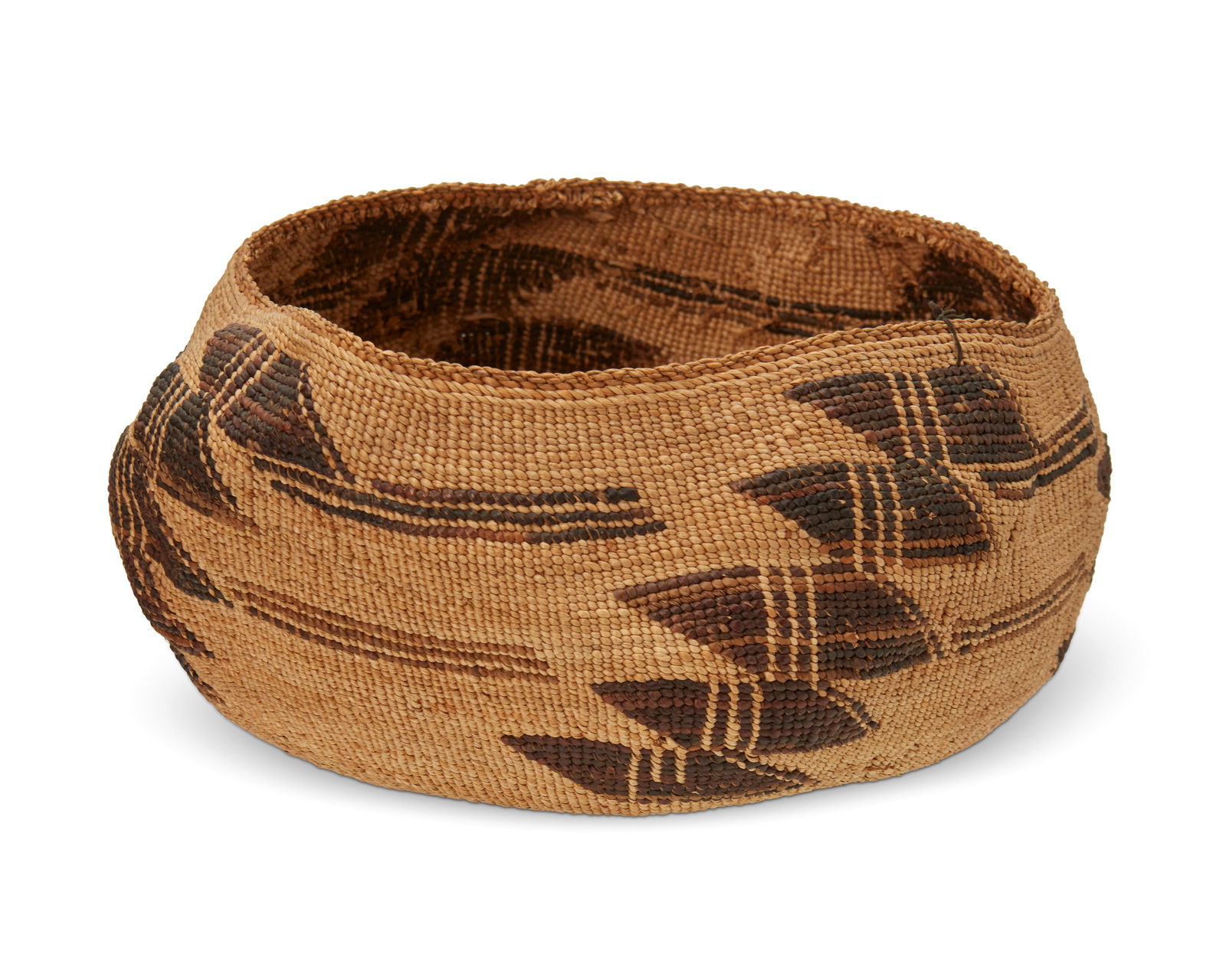 A polychrome Pit River basket (1 of 3)