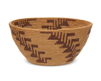 A Maidu basket