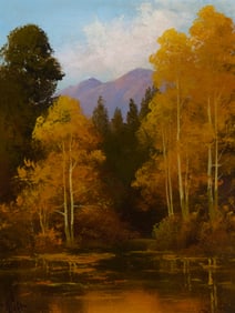 Willard Page (1885-1958), "Beaver Lake/Pond"