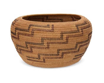 A polychrome Mono/Paiute basket