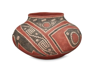 A large Salado Tonto polychrome storage jar