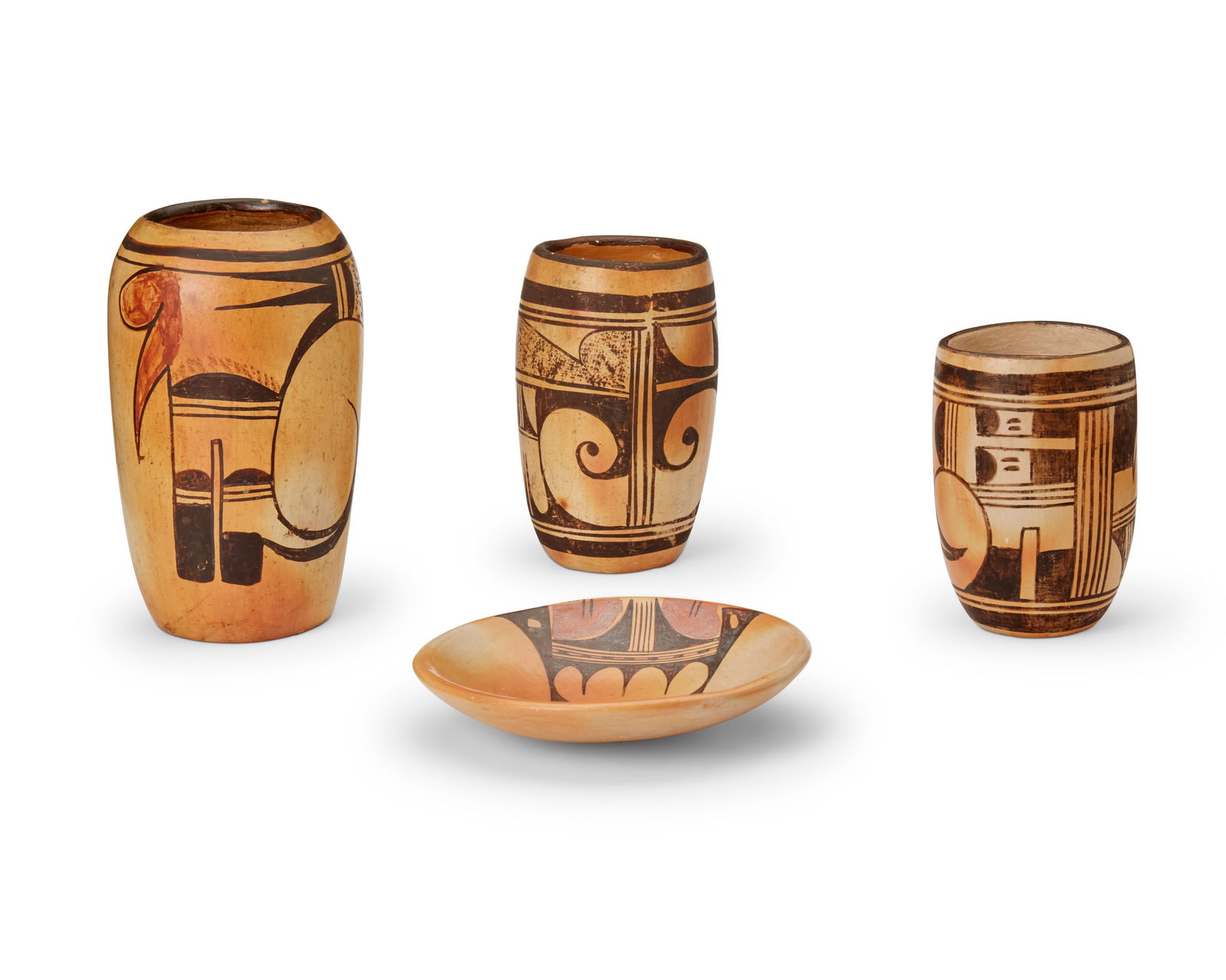 A group of Hopi Pueblo pottery vessels (1 of 3)