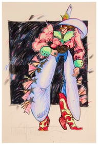 Karen Damyanovich (b. 1952), Neon cowboy