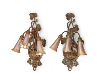 A pair of Buffalo Studios wall sconces