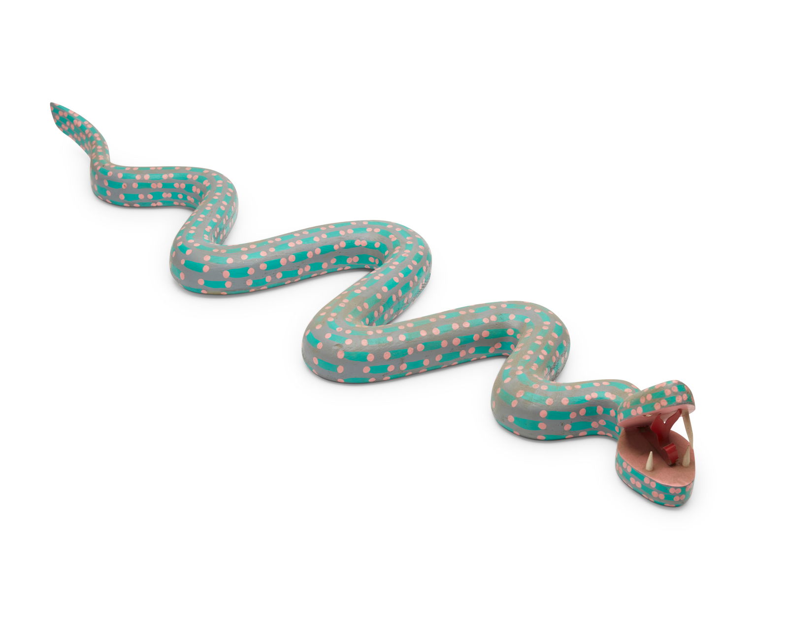 A Southwest-style snake figure (1 of 6)