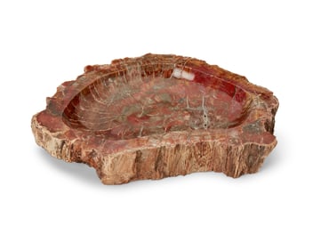 A petrified wood bowl
