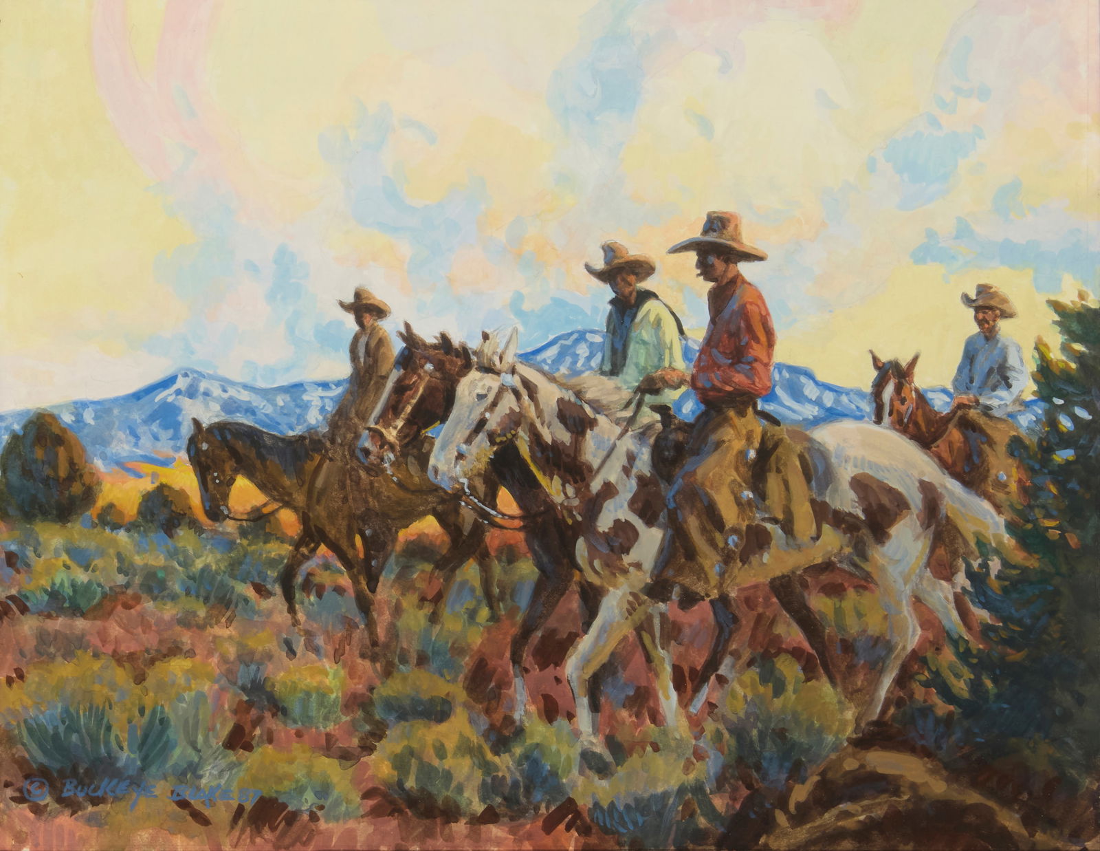 Buckeye Blake (b.1946), "The Big Open," 1987 (1 of 6)