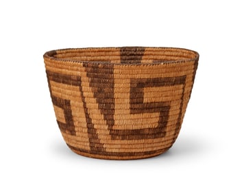 A large Pima basketry bowl