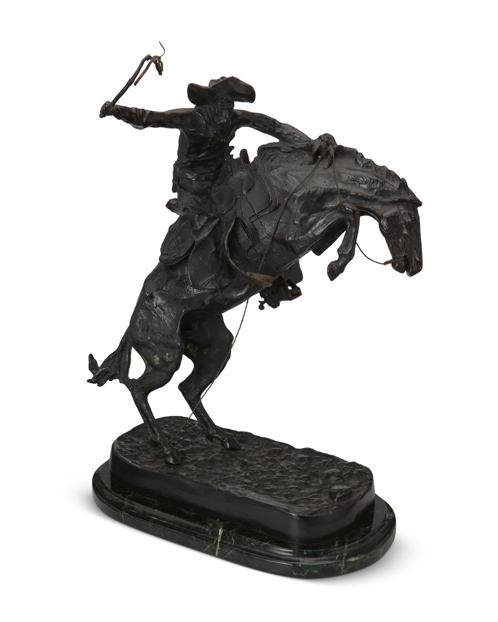 After Frederic Remington (1861-1909), "The Broncho Buster," modeled 1895 (1 of 8)