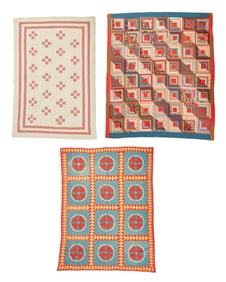 A group of African American quilts, Early 20th century, Illinois, USA