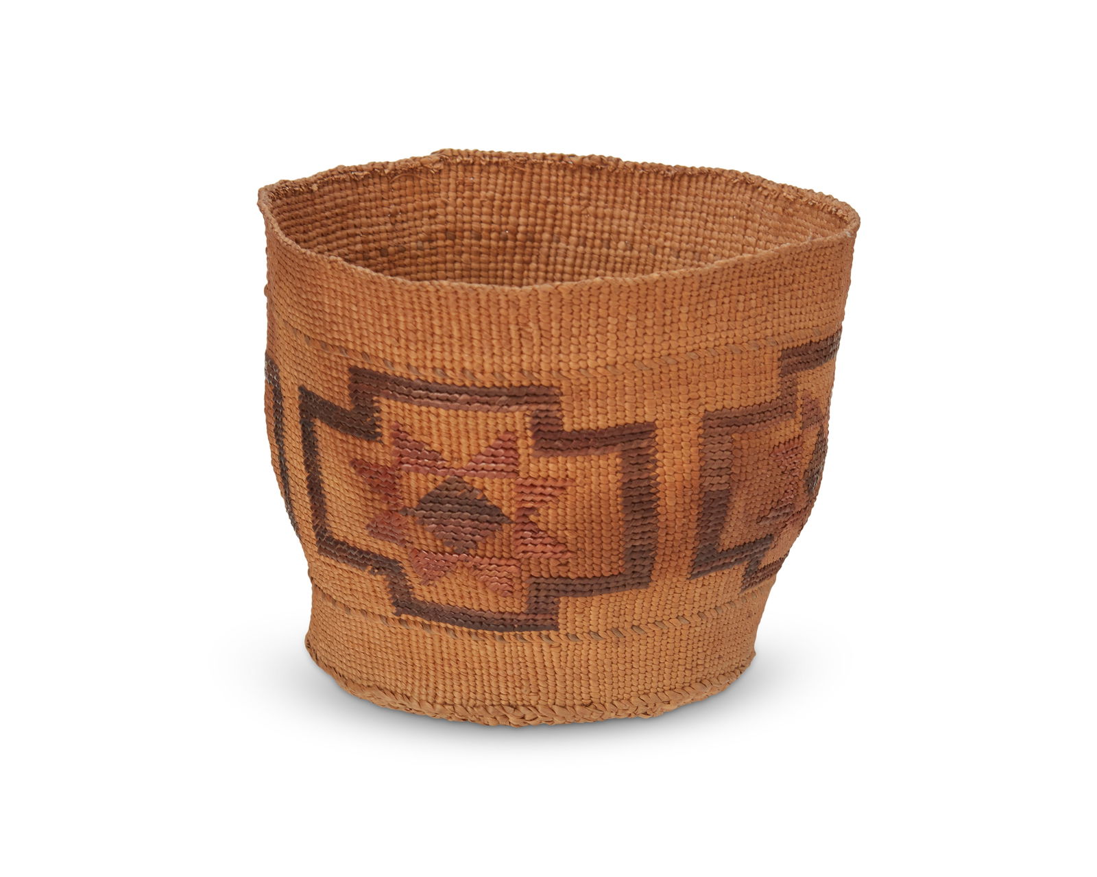 A polychrome Tlingit basket (1 of 4)