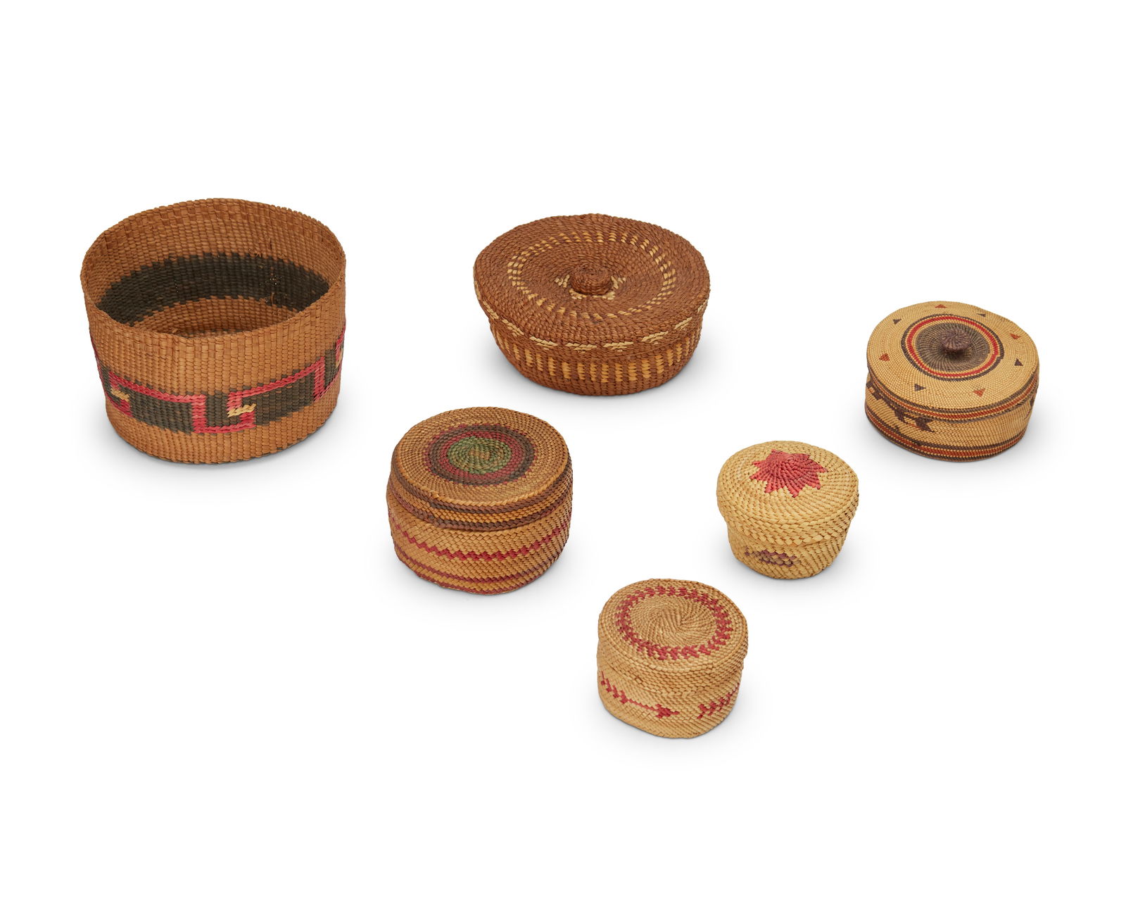 A group of Northwest Coast baskets (1 of 11)