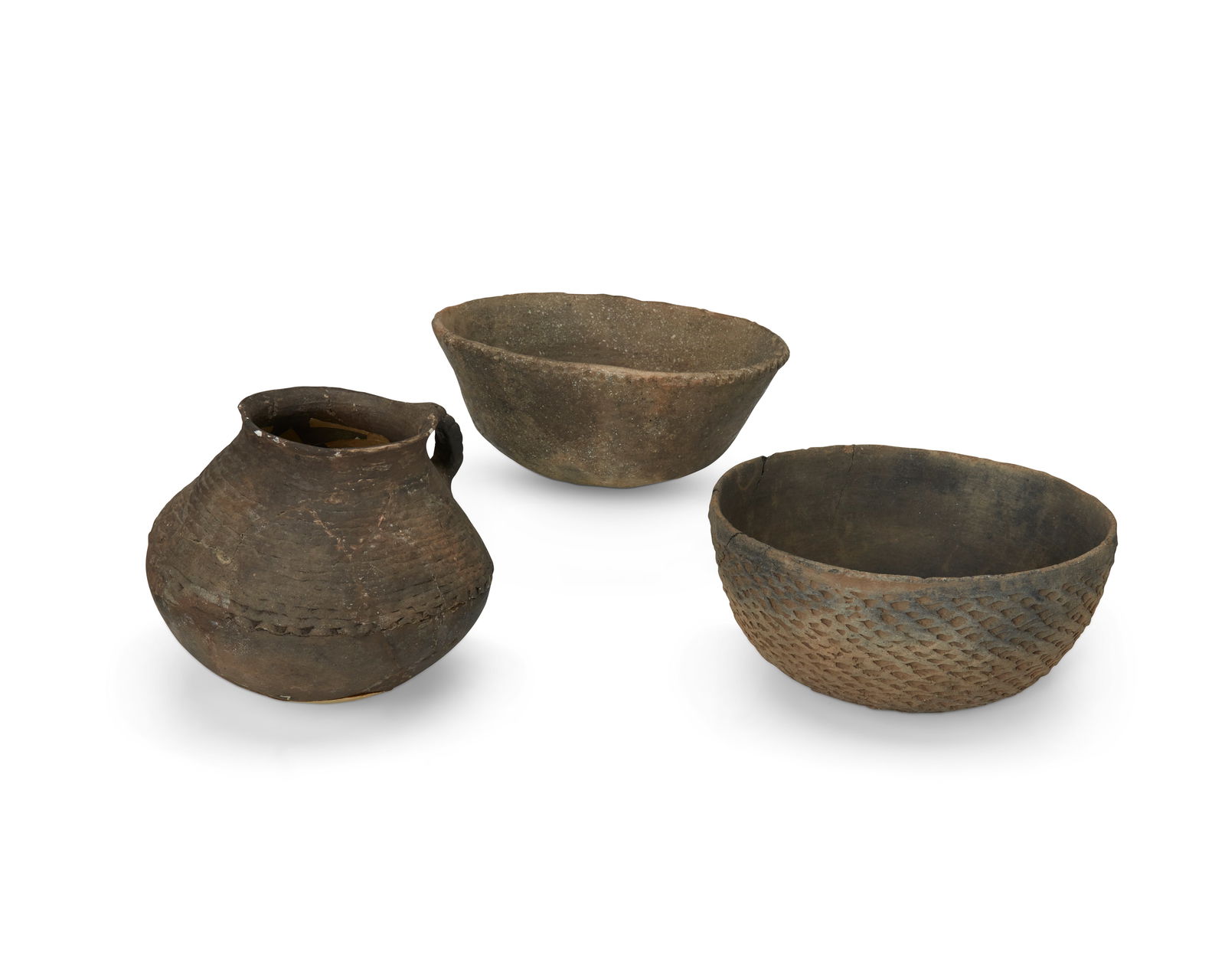 Three Southwest pottery vessels (1 of 8)