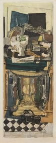 After Georges Braque (1882-1963), "Nature Morte," by Jacques Villon, 1922-23