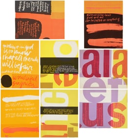 Mary (Sister) Corita Kent (1918-1986), "Words of Ugo Betti: Innocence and the Process of