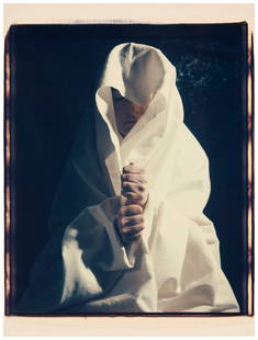 Ulay (1943-2020) & Marina Abramovic (b. 1946): Ulay (1943-2020) & Marina Abramovic (b. 1946)Portrait of Marina, 1988Polaroid print in colors on paperSigned, dated, and partially inscribed indistinctly, all slightly faint in the lower margin: Marin