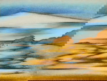 Edward Biberman (1904-1986), "Fisherman Three"