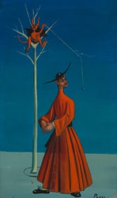 Carlo Canevari (1922-1996), Cardinal and a demon in a tree