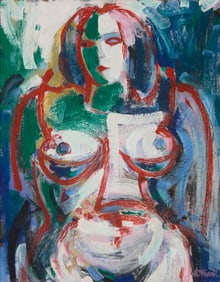 Harold Frank (1917-1995), Portrait of a woman