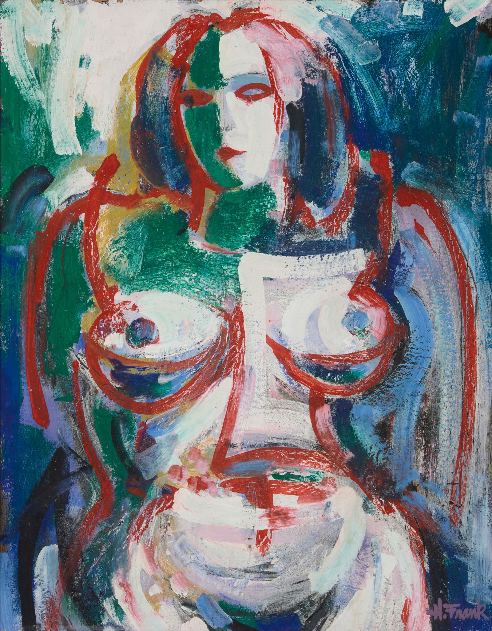 Harold Frank (1917-1995), Portrait of a woman (1 of 6)