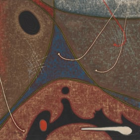 James Bishop (1927-2021), Abstract composition, 1949