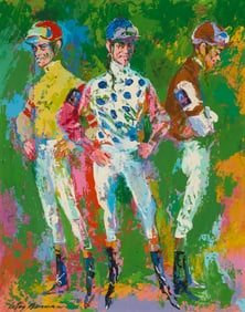 LeRoy Neiman (1921-2012), "Jockey John L. Rotz," 1972