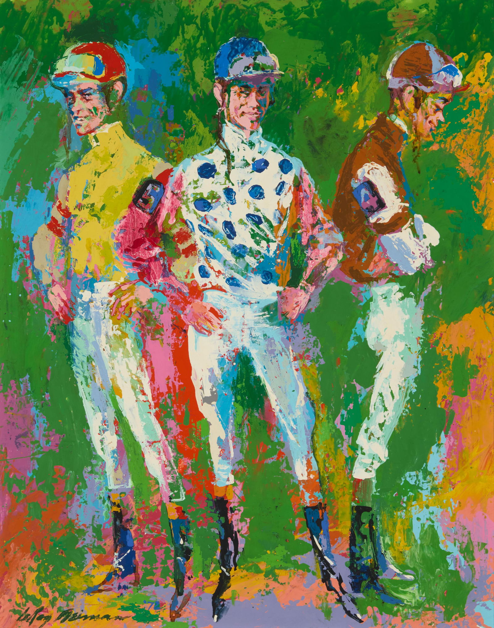 LeRoy Neiman (1921-2012), "Jockey John L. Rotz," 1972 (1 of 9)