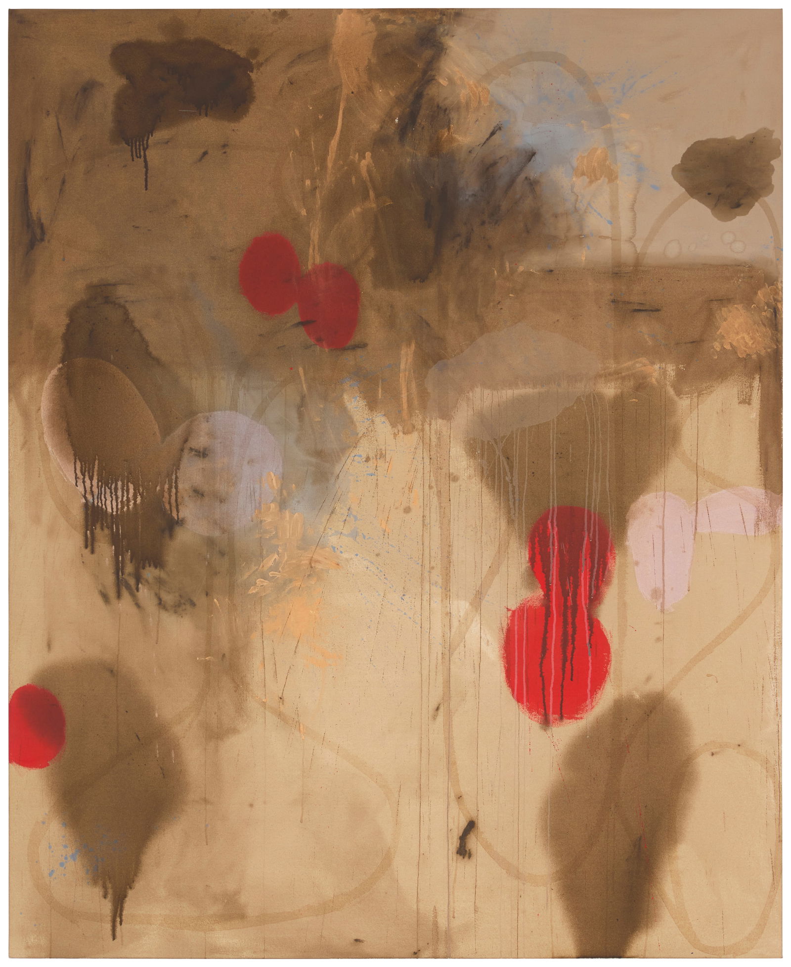 Charles Arthur (Chuck) Arnoldi (b. 1946), "Hot Potato," 1994: Charles Arthur (Chuck) Arnoldi(b. 1946)"Hot Potato," 1994Acrylic on canvasSigned, titled, and dated, all verso: Arnoldi / 199480" H x 66" W Provenance:Charles Arnoldi Studio<