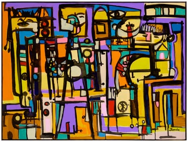 Kenneth Joaquin (b. 1948), "Frenzy"