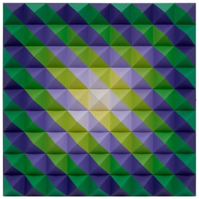 Hansjˆrg Glattfelder (b. 1939), "Constructed Painting," 1970-72