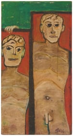 Jon Serl (1894-1993), "Brothers Picture," circa 1960s