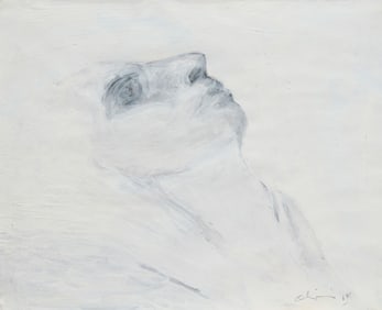 Nathan Oliveira (1928-2010), "White Head," 1964