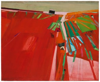 Raimonds Staprans (b. 1926), "Gray Sky, Black House," 1967