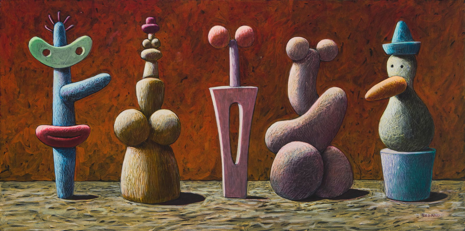 Michael Bedard (b. 1949), "5 Shapes" (1 of 8)