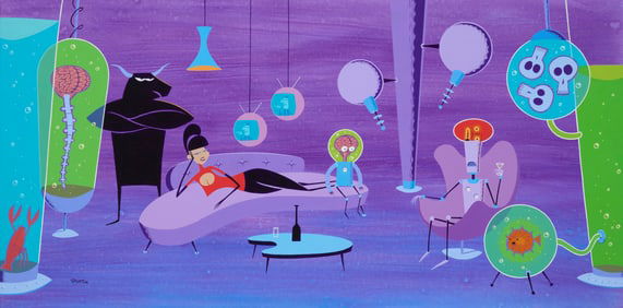 Josh Agle (aka SHAG) (b. 1962), Paternity""