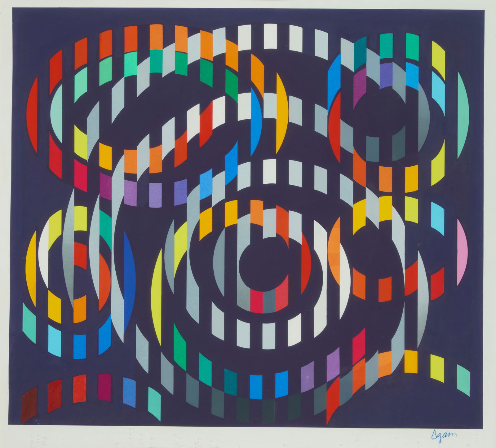 Yaacov Agam (b. 1928), "Festival" (1 of 6)