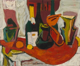 Leslie Sherman (b. 1900), Still life, 1953