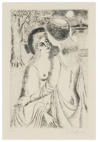 Paul Delvaux (1897-1994), "Douce Nuit (Tender Night)," 1969