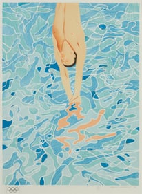 David Hockney (b.1937), Poster for the Munich Olympics, 1972