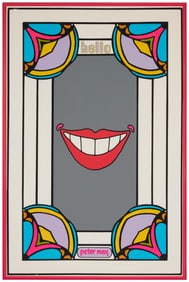 Peter Max (b.1937), "Hello," 1969
