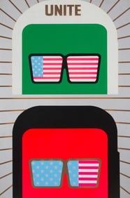 Peter Gee (1932-2005), "Unite" (Vietnam War Protest Poster), circa 1970