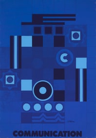 George Earl Ortman (1926-2015), "Communication," circa 1970