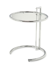 After Eileen Gray (1878-1976), A side table in the manner of the E1072 table for Aram Designs,