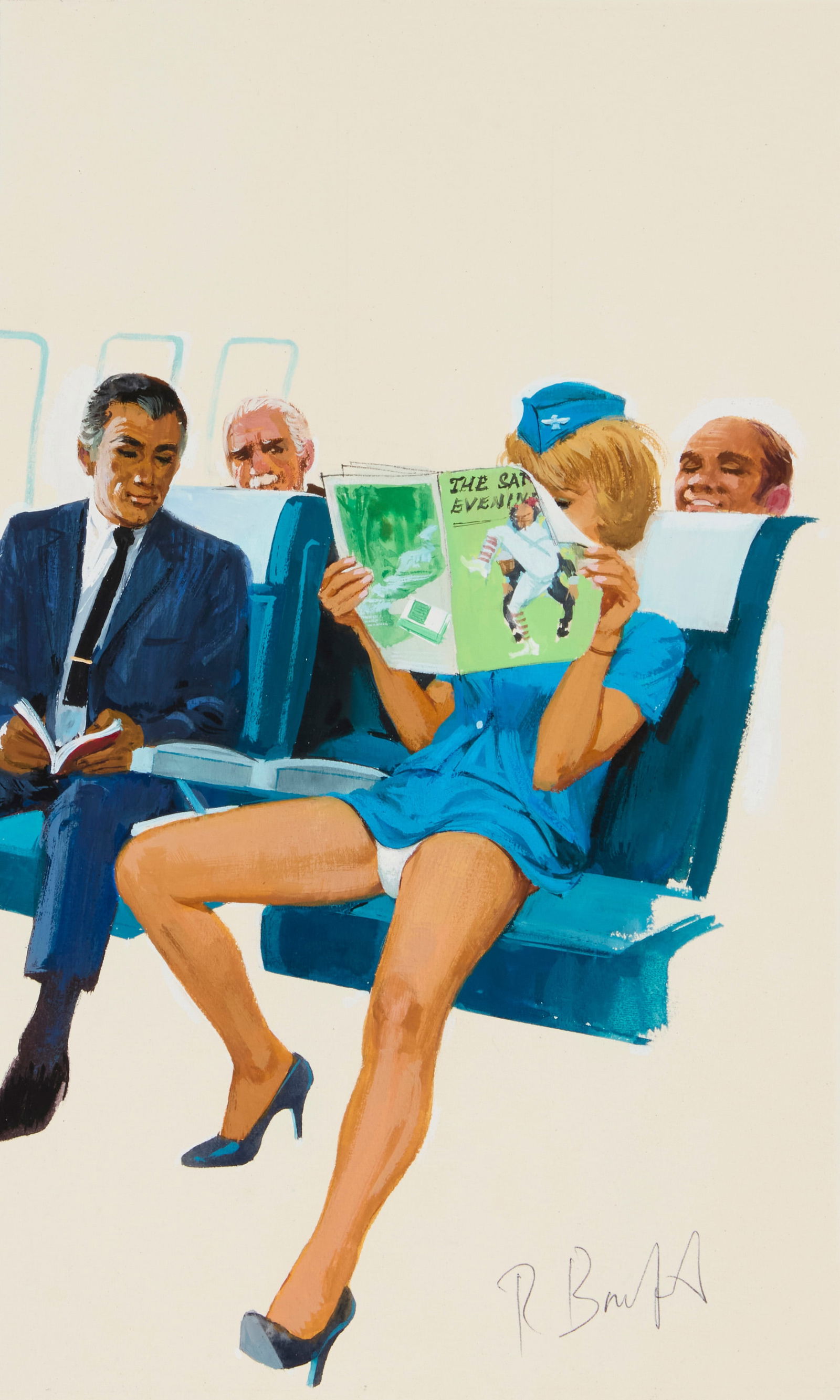 Robert Bonfils (1886-1972), In-flight entertainment (1 of 5)