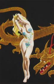 Robert Bonfils (1886-1972), Woman and dragon
